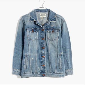Madewell Oversized Jean Jacket in Westend Wash